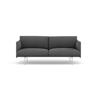 Muuto Outline Studio Sofa 170 in remix 163 and polished aluminium legs. Made to order from someday designs.  #colour_remix-163