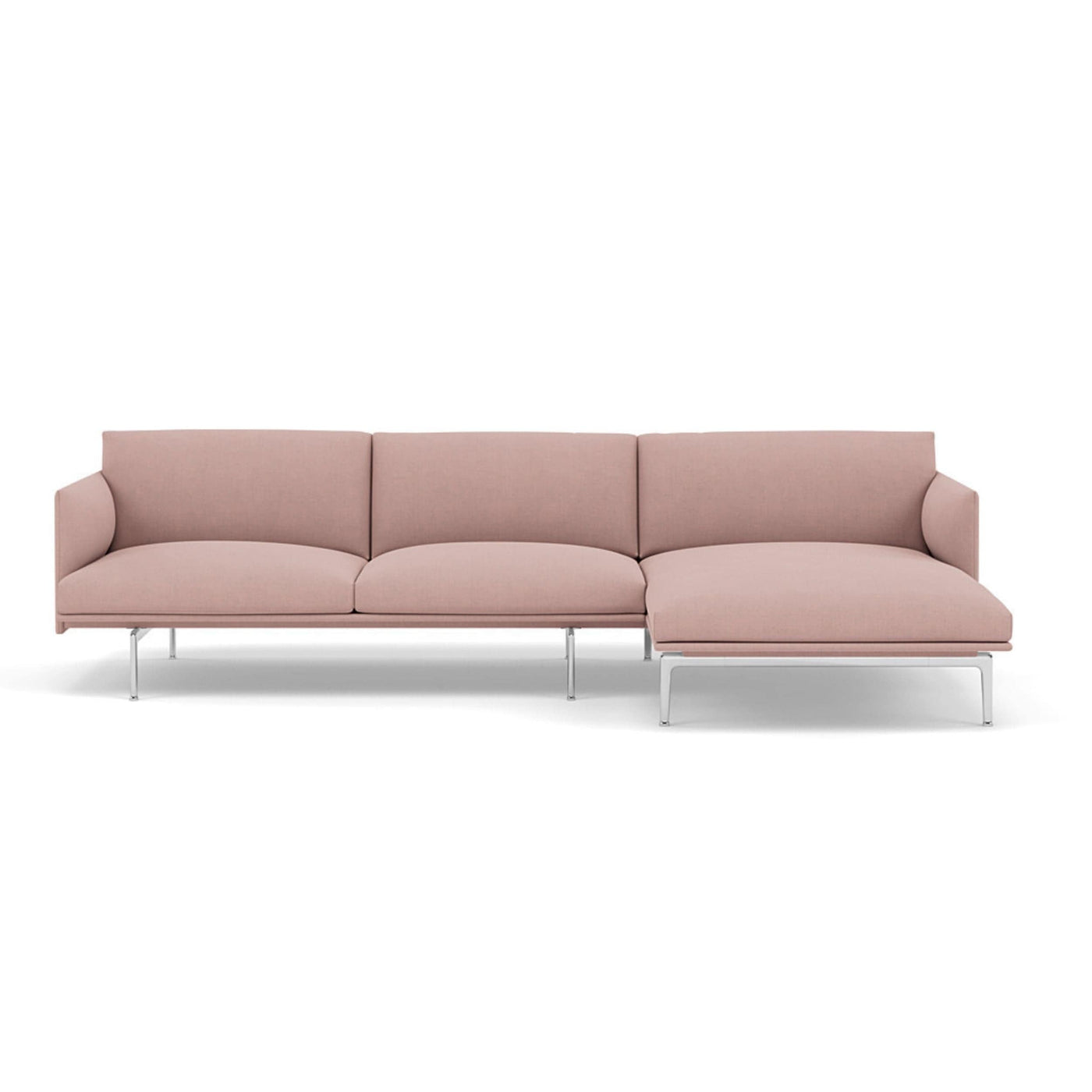 Muuto Outline Chaise Longue sofa in fiord 551. Made to order from someday designs. #colour_fiord-551