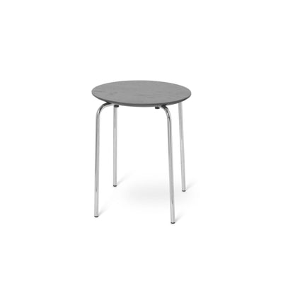 Ferm Living Herman stool with chrome legs. Shop online at someday designs. #colour_warm-grey