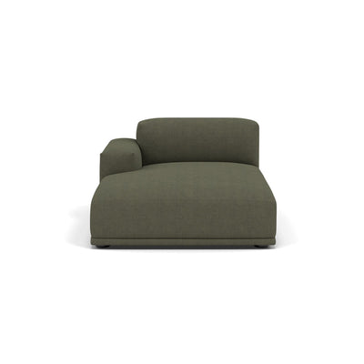 Muuto Connect Modular Sofa System, module k, left armrest lounge, fiord 961 fabric. Available from someday designs. #colour_fiord-961