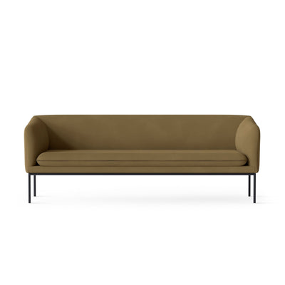 ferm living turn 3 seater cotton sofa in dark grey. Available from someday designs. #colour_tonus-974