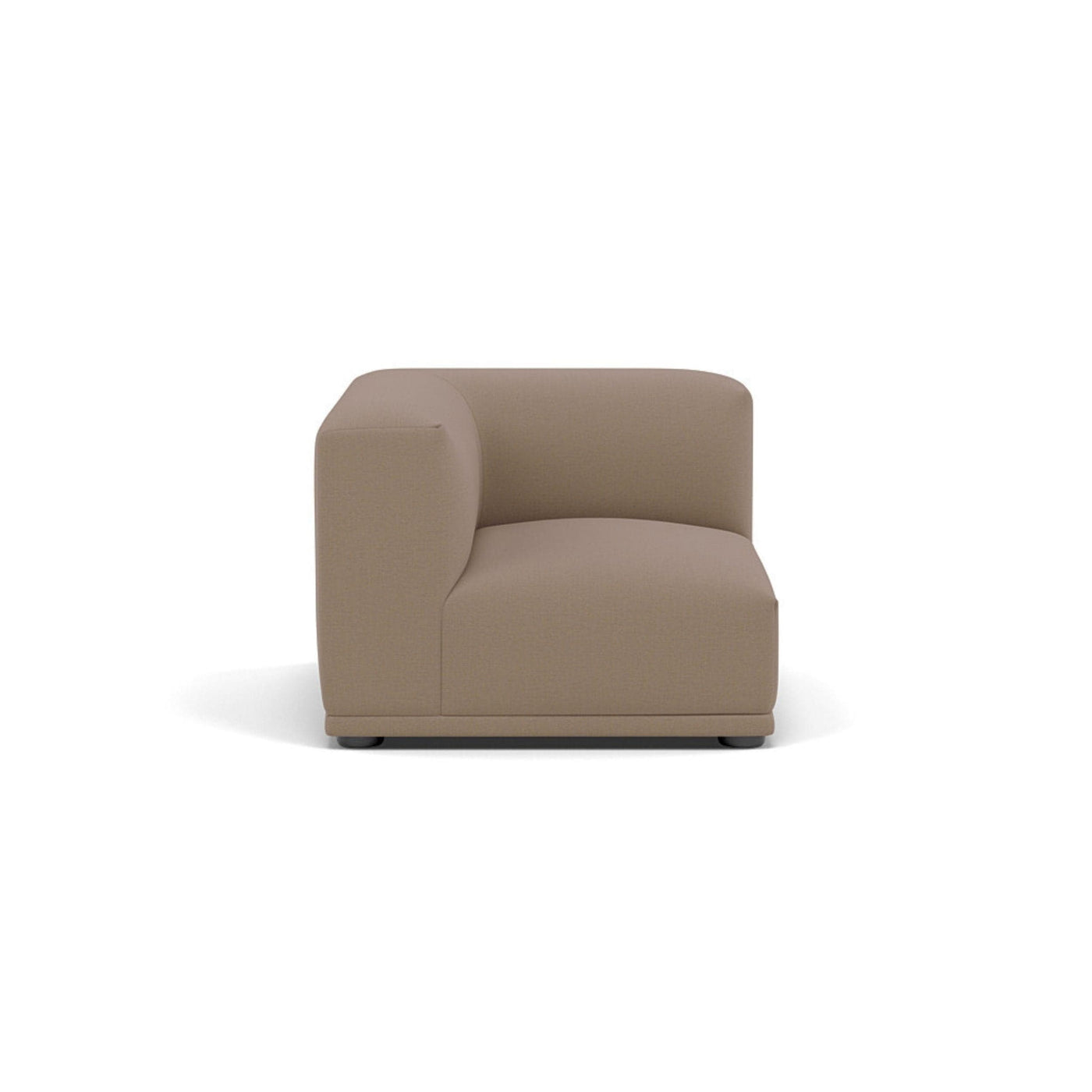 Muuto Connect Modular Sofa System, module e, corner. Available from someday designs. #colour_steelcut-trio-426