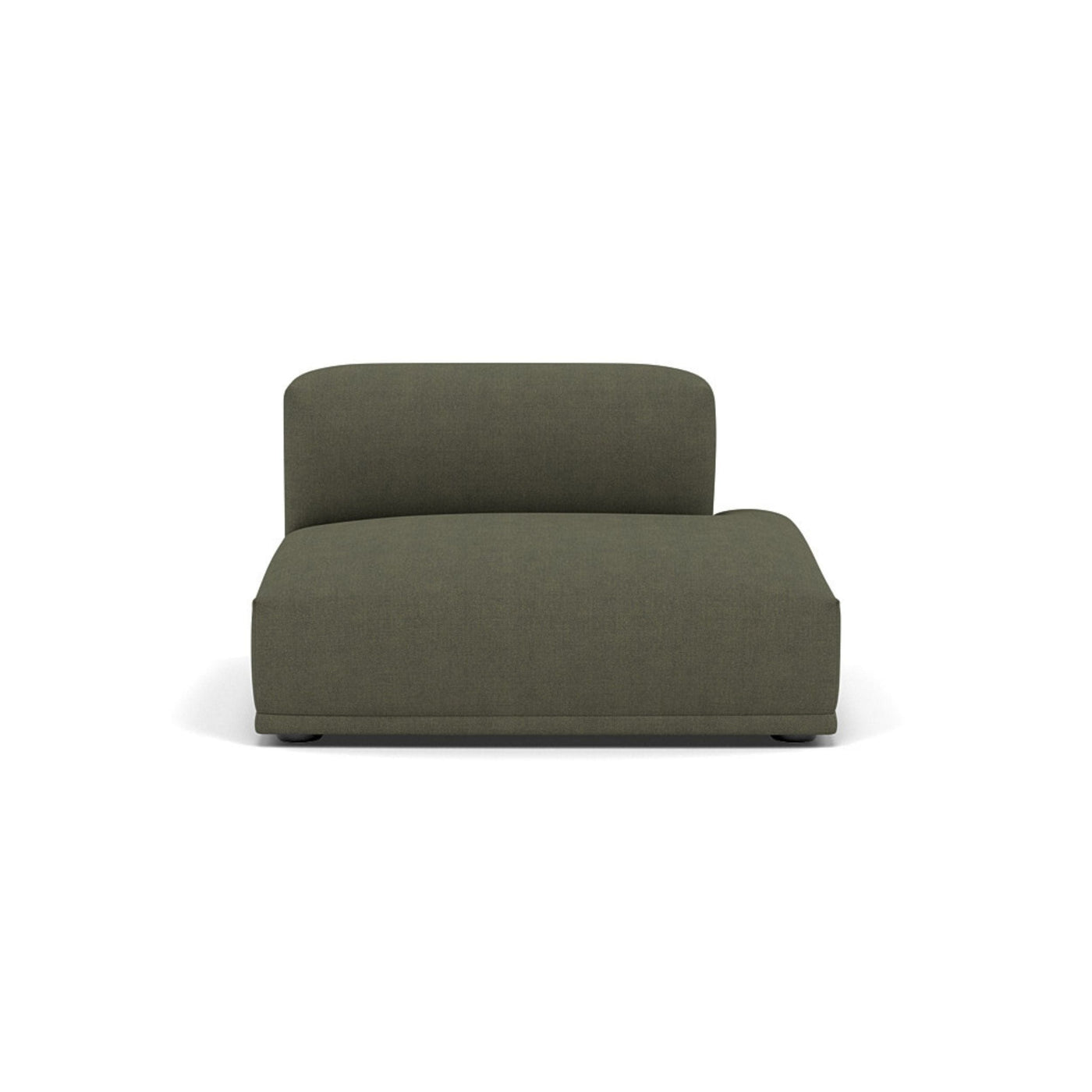 Muuto Connect Modular Sofa System, module g, right open-ended, fiord 961 fabric. Available from someday designs. #colour_fiord-961