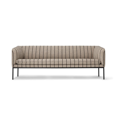 Ferm Living Turn sofa in Pasadena striped fabric. Made to order from someday designs