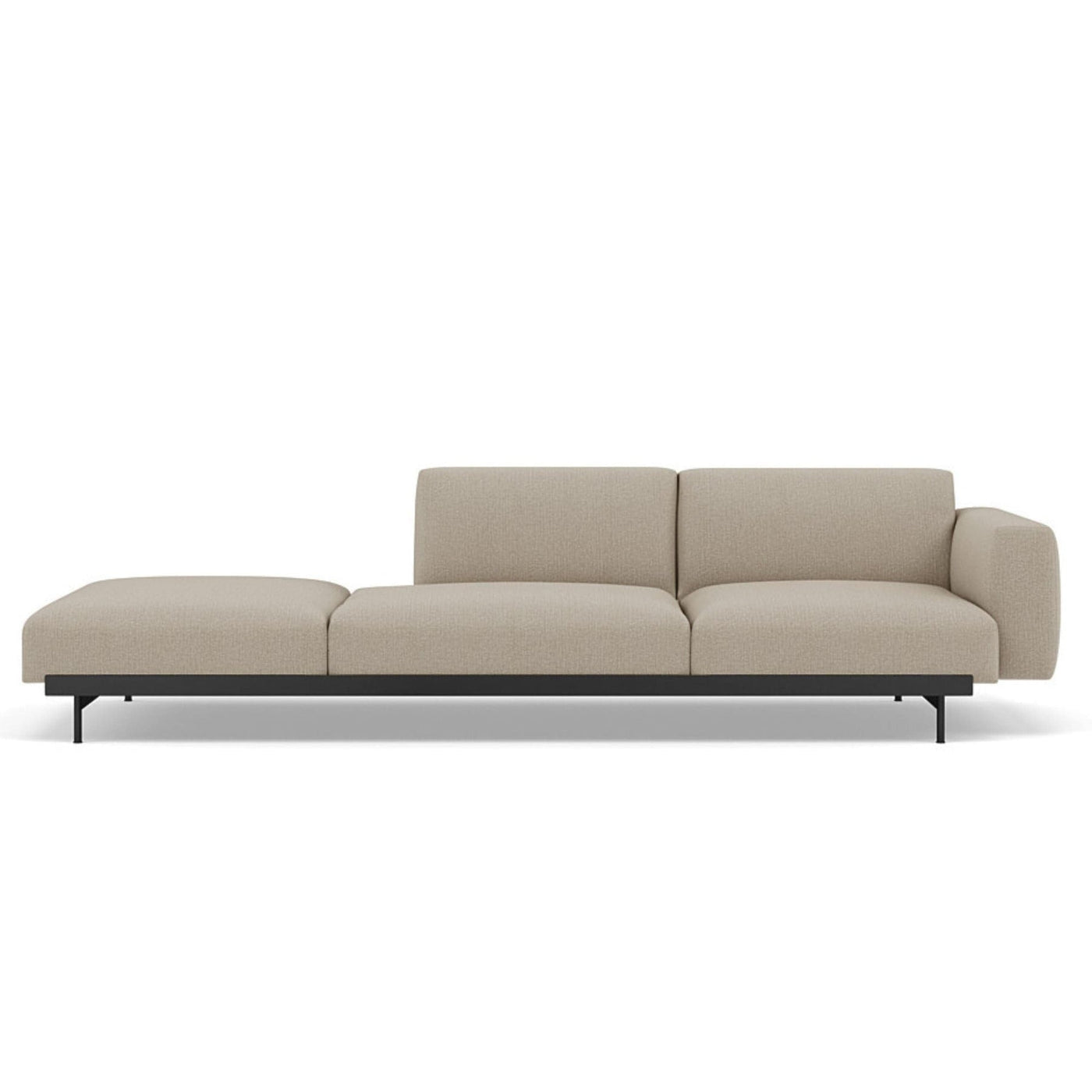 Muuto In Situ Modular 3 Seater Sofa, configuration 4. Made to order from someday designs. #colour_clay-10
