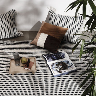 Ferm Living Way collection of rugs and cushions, suitable for outdoor use. Available from someday designs