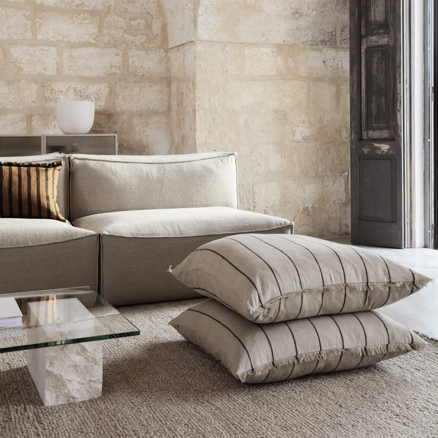 Ferm Living Catena Modular Sofa Series. Made to order from someday designs   #colour_cotton-linen