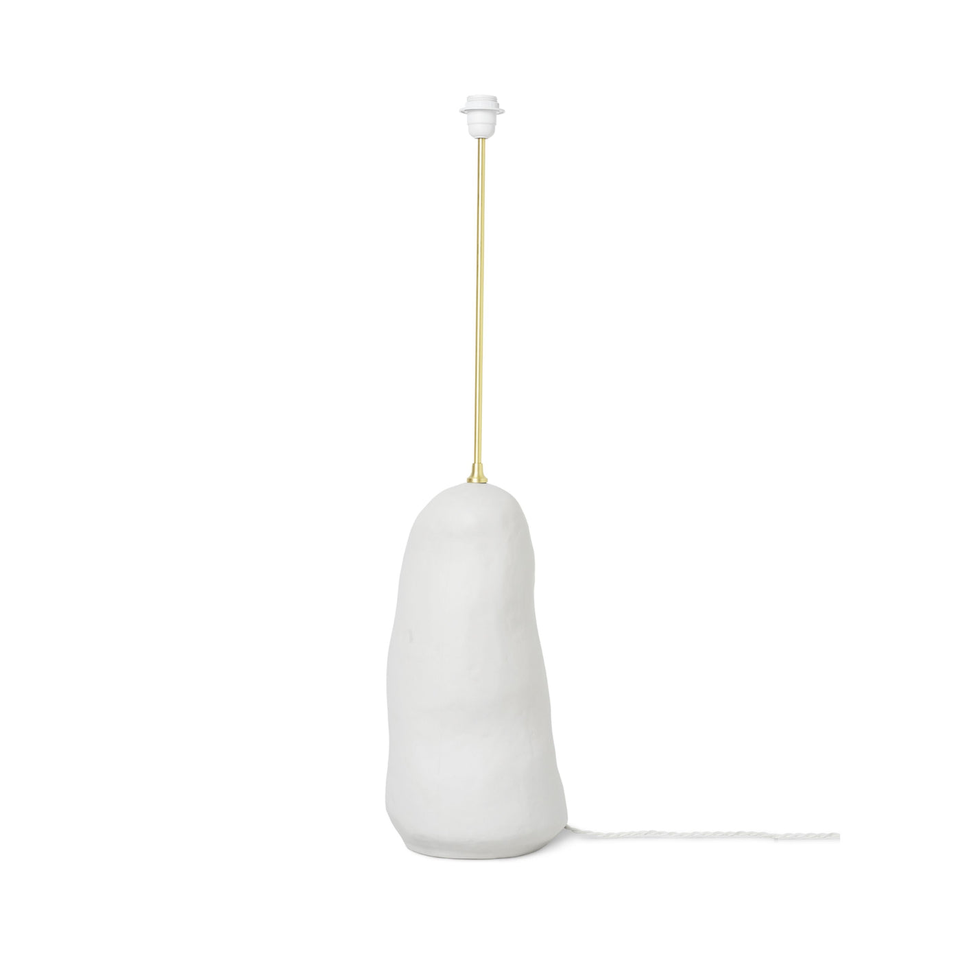 ferm living hebe lamp base large in off-white, available from someday designs. #colour_off-white