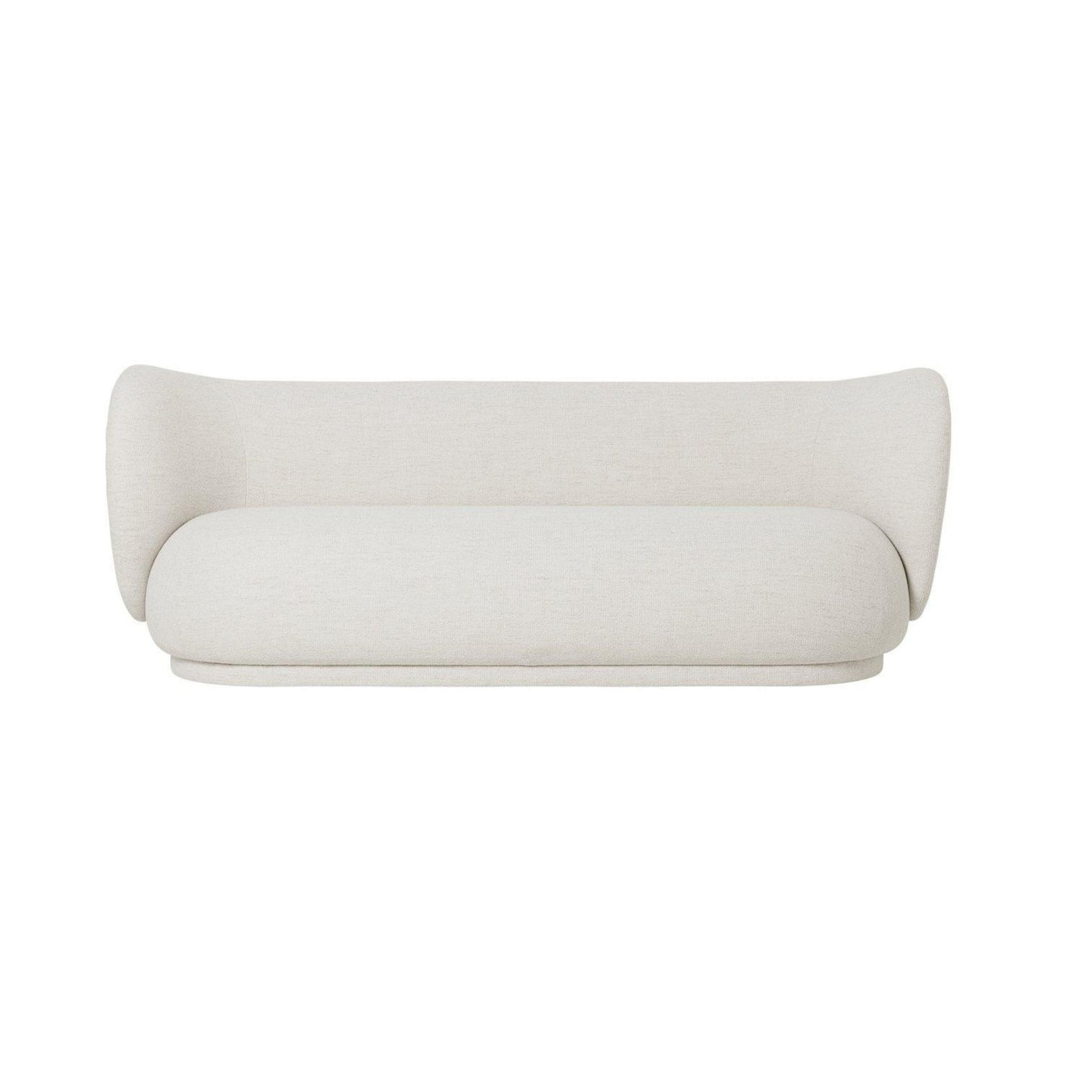 ferm living rico boucle off-white 3 seater sofa. Available from someday designs. #colour_off-white-boucle