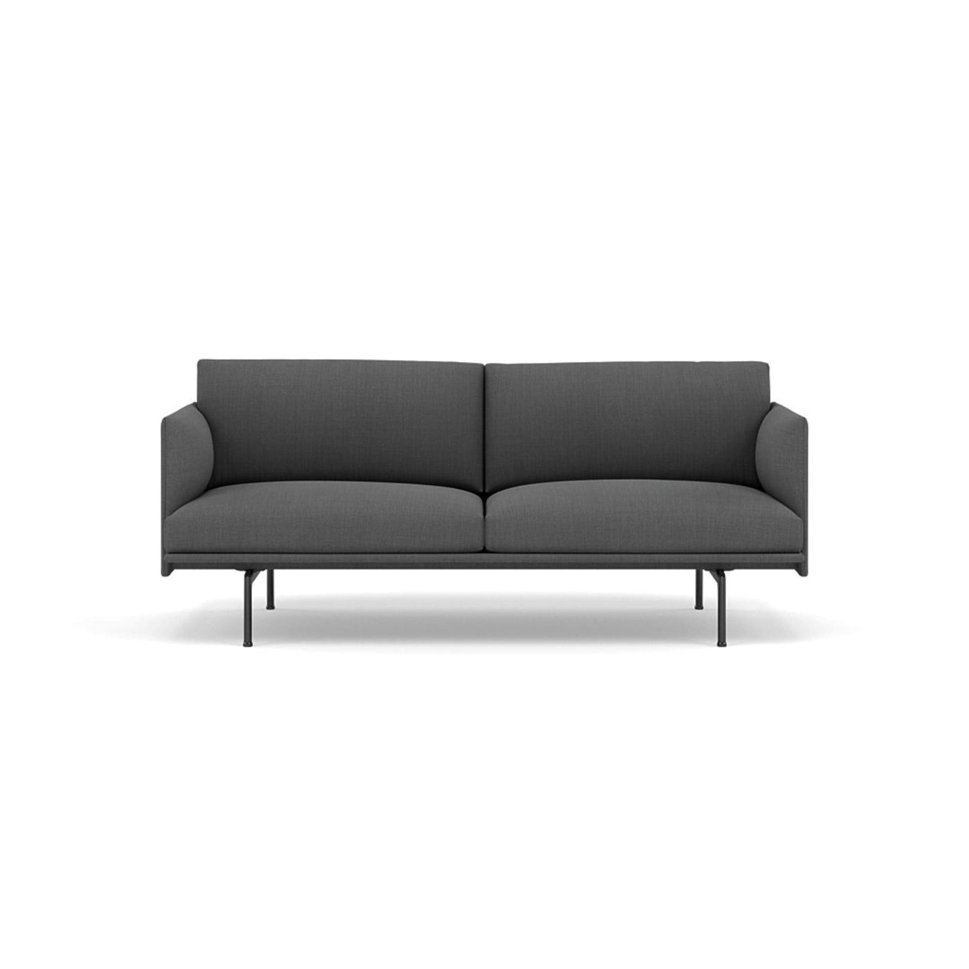 Muuto Outline Studio Sofa 170 in remix 163 and black legs. Made to order from someday designs. #colour_remix-163