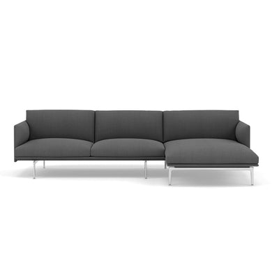 Muuto Outline Chaise Longue sofa in remix 163. Made to order from someday designs. #colour_remix-163