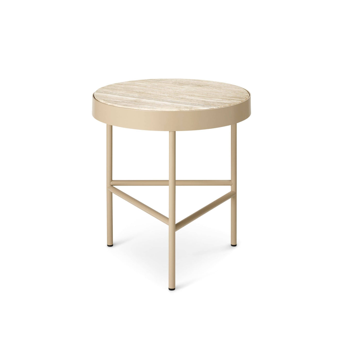 Ferm Living Travertine Table medium in cashmere, shop online at someday designs