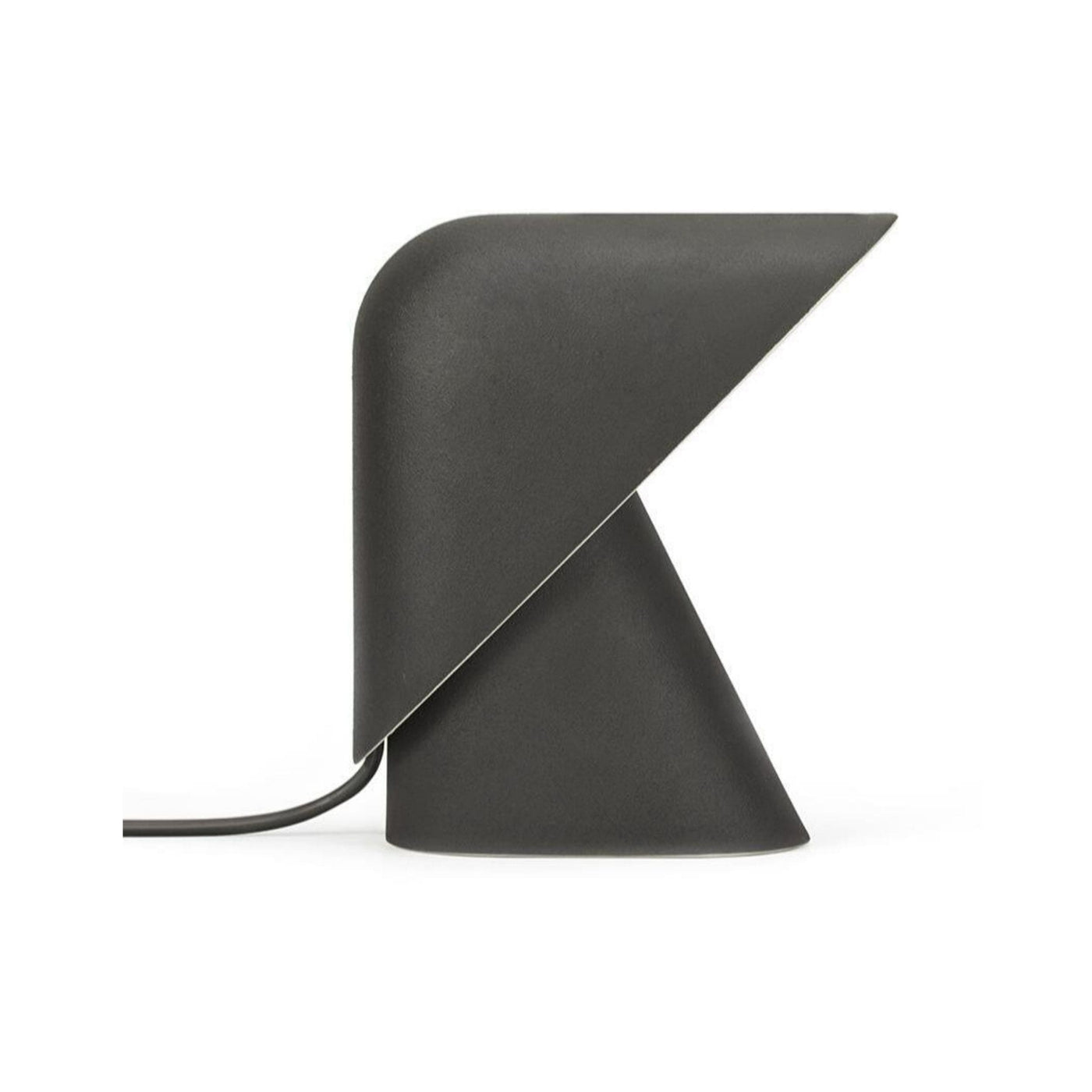 VItamins ceramic K Lamp in black with a striking silhouette. Ideal table or desk lamp for bedrooms, living rooms or home office. #colour_black