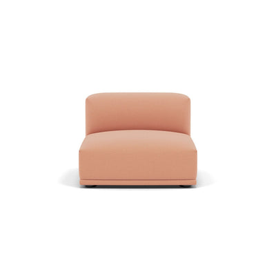 Muuto Connect Modular Sofa System, module d, short centre, steelcut trio 515 pink. Available from someday designs. #colour_steelcut-trio-515