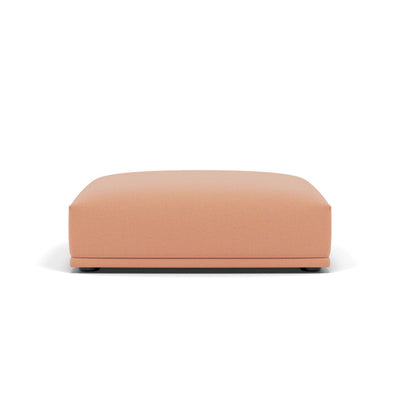 Muuto Connect Modular Sofa System, module h, long ottoman, steelcut trio 515 pink fabric. Available from someday designs. #colour_steelcut-trio-515