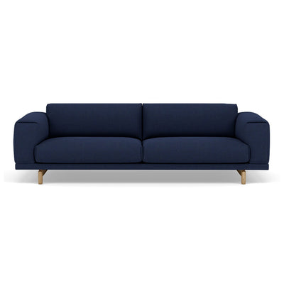 Remix 773 by Kvadrat. Blue fabric for Muuto Rest sofas. Order free fabric swatches at someday designs. 