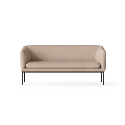 Ferm Living Turn 2 Seater sofa with black frame. Made to order from someday designs. #colour_hallingdal-220