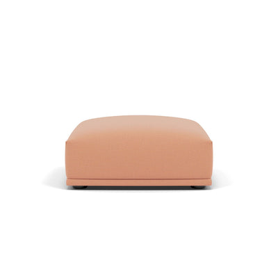 Muuto Connect Modular Sofa System, module i, short ottoman, steelcut trio 515 pink fabric. Available from someday designs. #colour_steelcut-trio-515