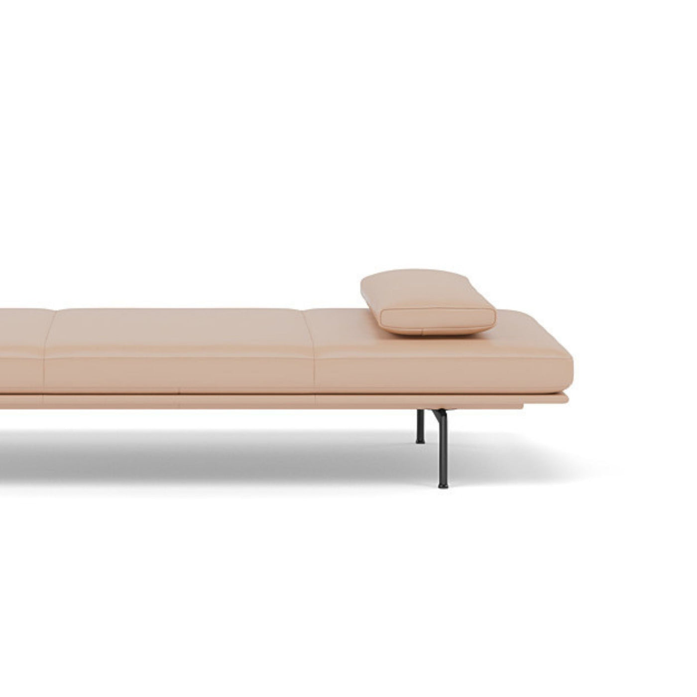 Muuto Outline Daybed Cushion, 70x30cm in beige refine leather. Shop online at someday designs. #colour_beige-refine-leather