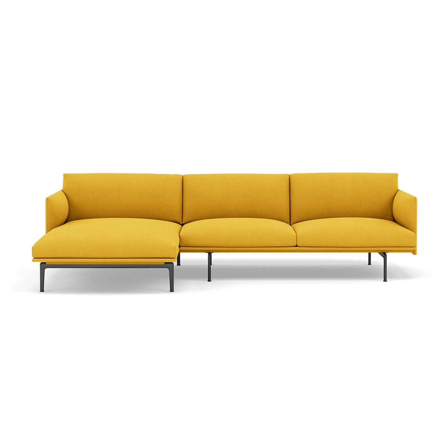 Muuto Outline Chaise Longue sofa in hallingdal 457. Made to order from someday designs. #colour_hallingdal-457