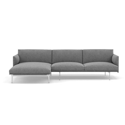 Muuto Outline Chaise Longue sofa in hallingdal 166. Made to order from someday designs. #colour_hallingdal-166