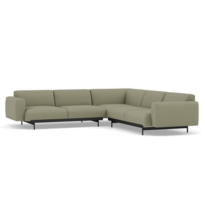 Muuto In Situ corner sofa, configuration 1 in clay 15 fabric. Made to order from someday designs. #colour_clay-15