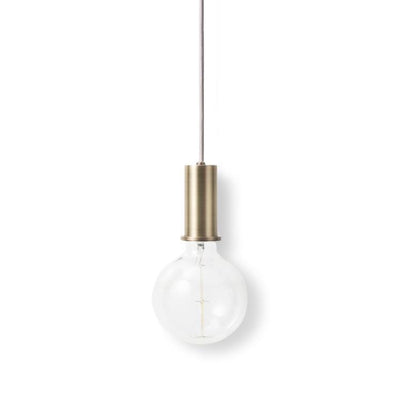 ferm living collect lighting series, socket pendant low in black brass from the ferm living collect lighting series socket pendant low in brass. Available from someday designs. #colour_brass