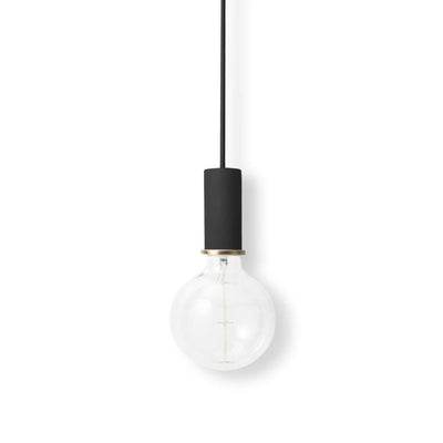 ferm living collect lighting series, socket pendant low in black brass from the ferm living collect lighting series socket pendant low in black. Available from someday designs. #colour_black