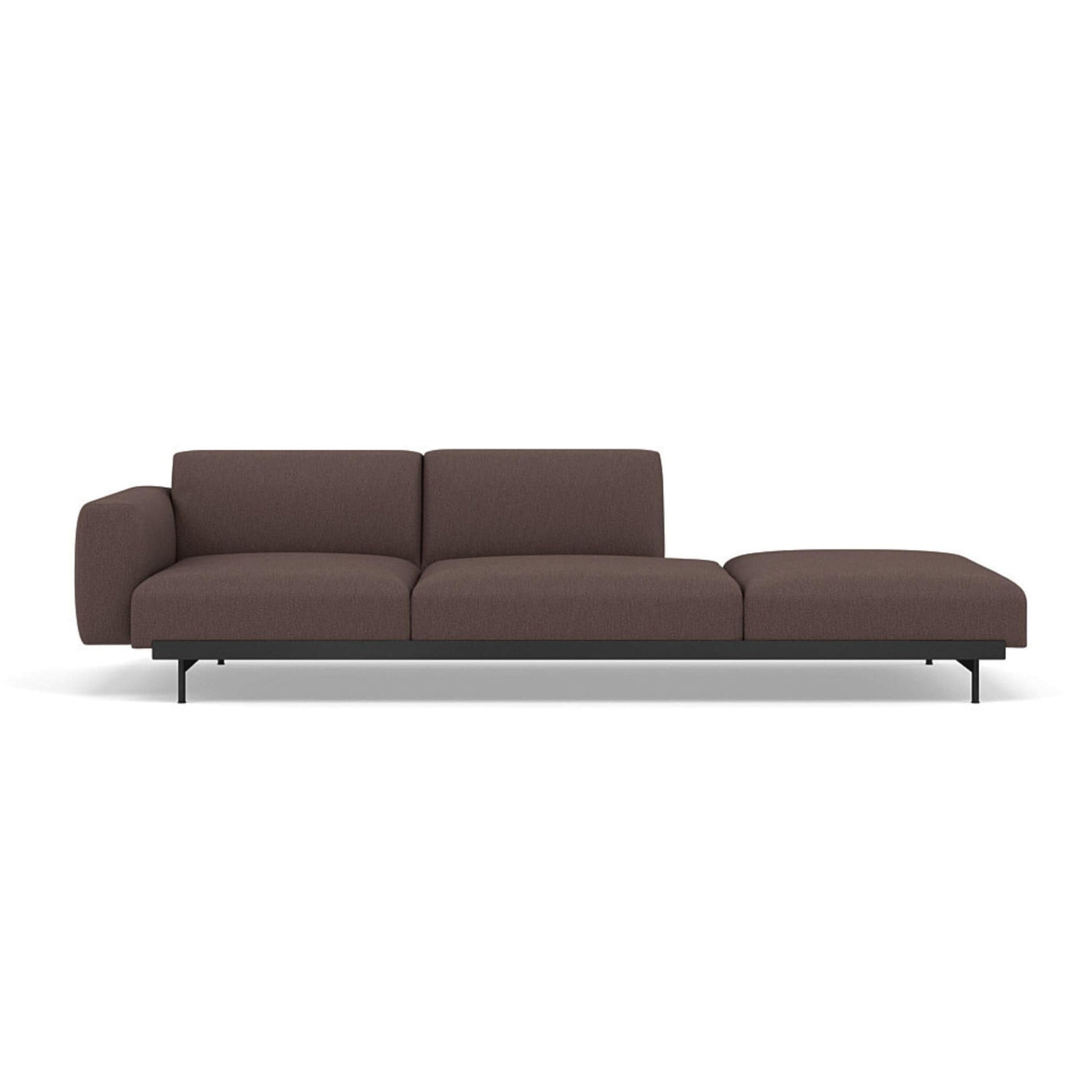 Muuto In Situ Sofa 3 seater configuration 5 in clay 6 fabric. Made to order at someday designs. #colour_clay-6-red-brown