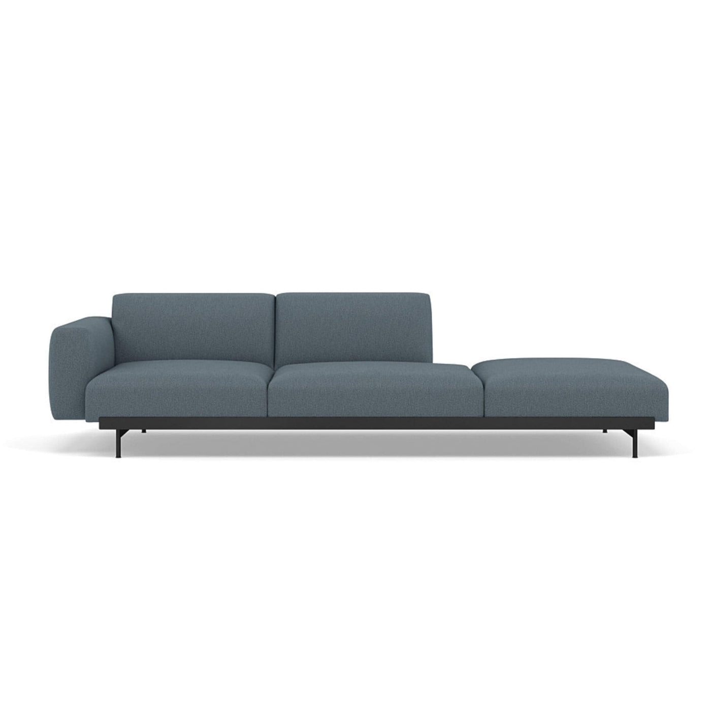Muuto In Situ Sofa 3 seater configuration 5 in clay 1 fabric. Made to order at someday designs. #colour_clay-1-blue
