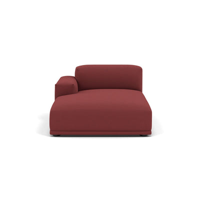 Muuto Connect Modular Sofa System, module k, left armrest lounge. Available from someday designs. #colour_rime-591