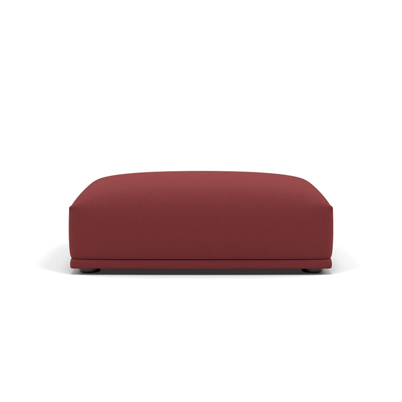 Muuto Connect Modular Sofa System, module h, long ottoman, rime 591 red fabric. Available from someday designs. #colour_rime-591