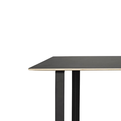 Muuto 70/70 Black/Black table close up. Shop now at someday designs    #colour_black-black