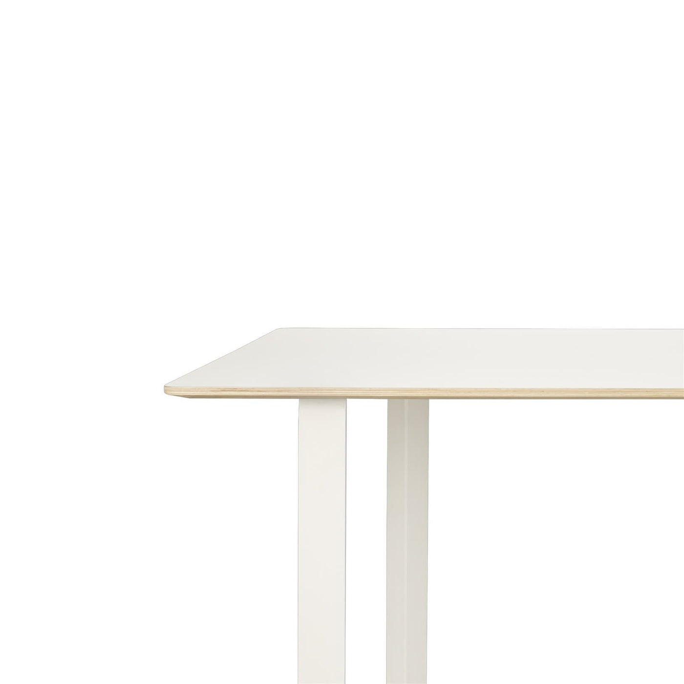 Muuto 70/70 White/White table close up. Shop now at someday designs    #colour_white-white
