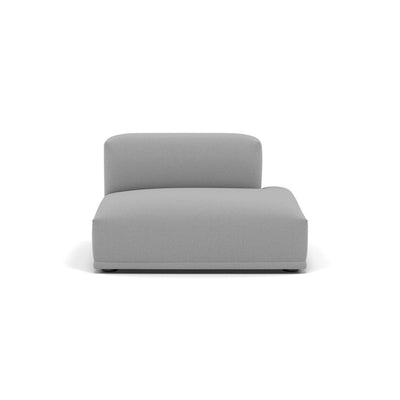 Muuto Connect Modular Sofa System, module g, right open-ended, steelcut trio 133 grey fabric. Available from someday designs. #colour_steelcut-trio-133