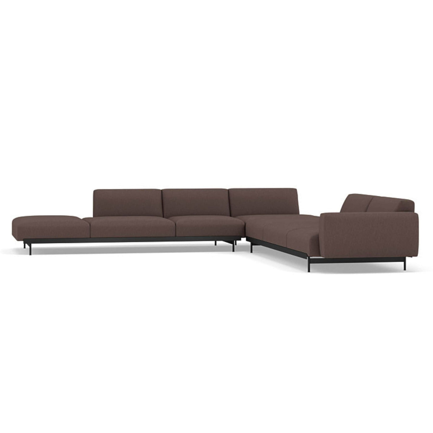 Muuto In Situ Modular Corner Sofa. Made to order  from someday designs. #colour_clay-6-red-brown
