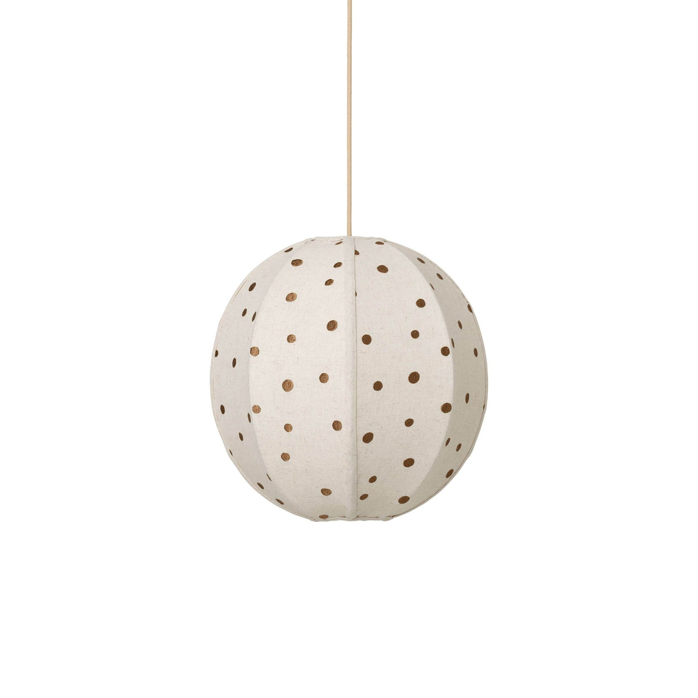 Ferm Living Dots Embroidered Textile Lampshade. Shop online at someday designs.