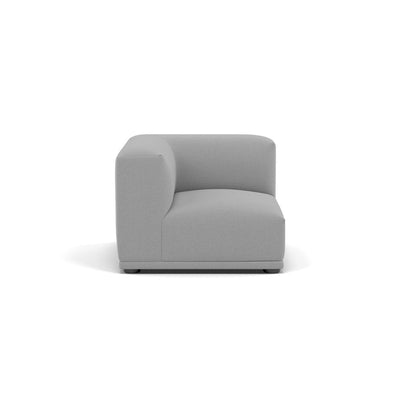 Muuto Connect Modular Sofa System, module e, corner, steelcut trio 133 grey fabric. Available from someday designs. #colour_steelcut-trio-133