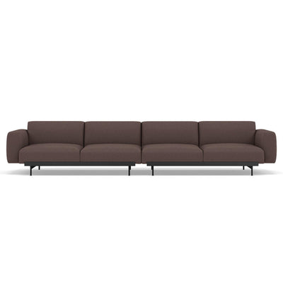 Muuto In Situ Modular 4 Seater Sofa configuration in clay 6. Made to order from someday designs. #colour_clay-6-red-brown