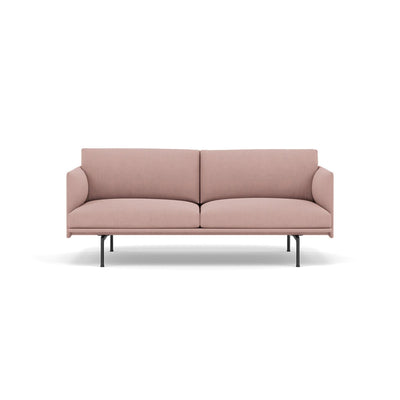 Muuto Outline Studio Sofa 170 in Fiord 551 and black legs. Made to order from someday designs. #colour_fiord-551