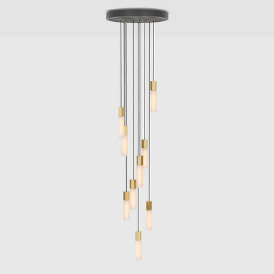 Tala Basalt Nine Pendant in brass. Free + fast UK delivery at someday designs. #colour_brass