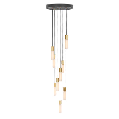 Tala Basalt Nine Pendant in brass. Free + fast UK delivery at someday designs. #colour_brass
