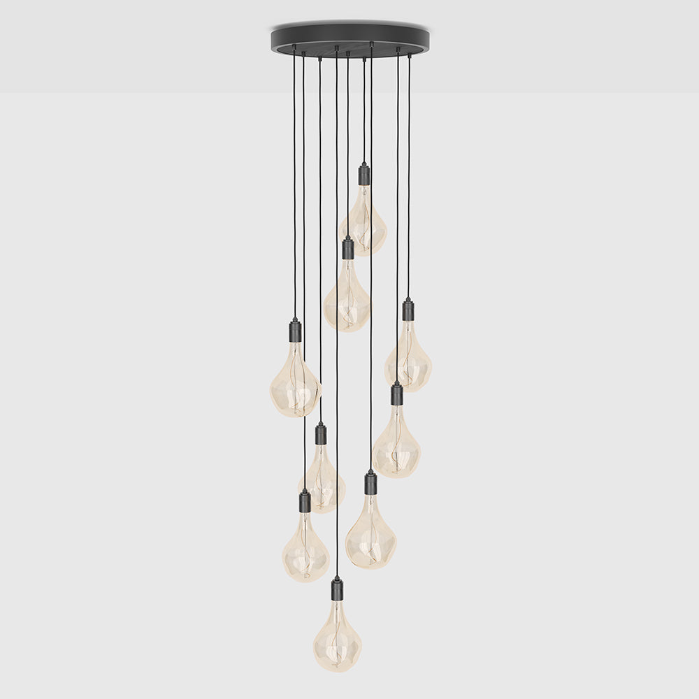 Tala Nine Pendant with Voronoi ii bulbs switched on. Free + fast UK delivery from someday designs. #colour_