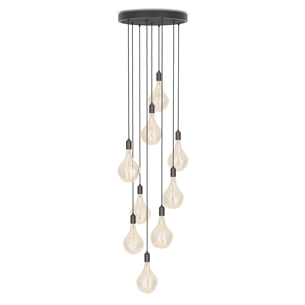 Tala Nine Pendant with Voronoi ii bulbs switched off. Free + fast UK delivery from someday designs. #colour_