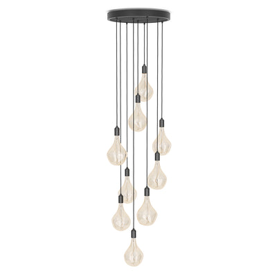 Tala Nine Pendant with Voronoi ii bulbs. Free + fast UK delivery from someday designs. #colour_graphite