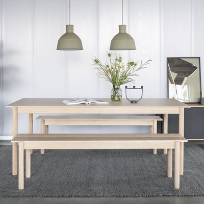 Muuto Linear Wood Table and Bench. Shop online at someday designs. #size_34x170