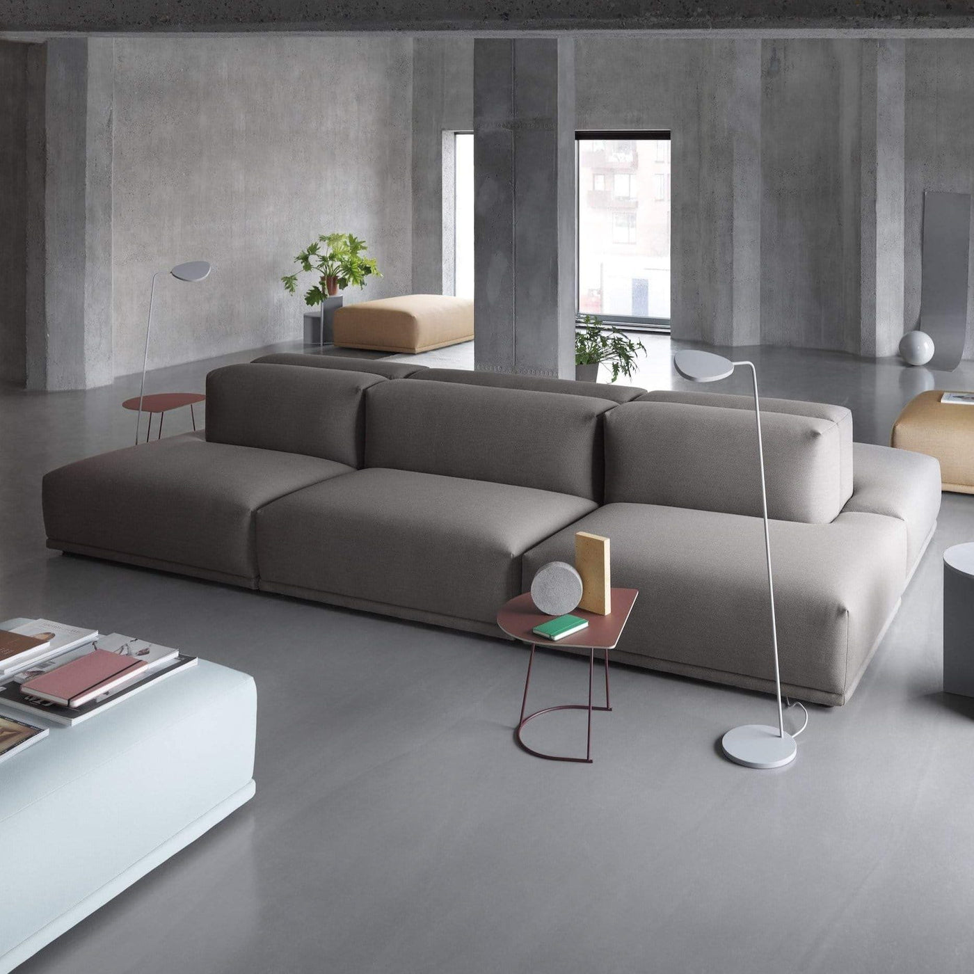 Muuto Connect Modular sofa. Shop now at someday designs. #colour_steelcut-trio-426