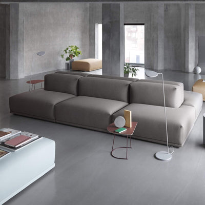 Muuto Connect modular sofa 3 seater. Made to order from someday designs. #colour_steelcut-trio-426