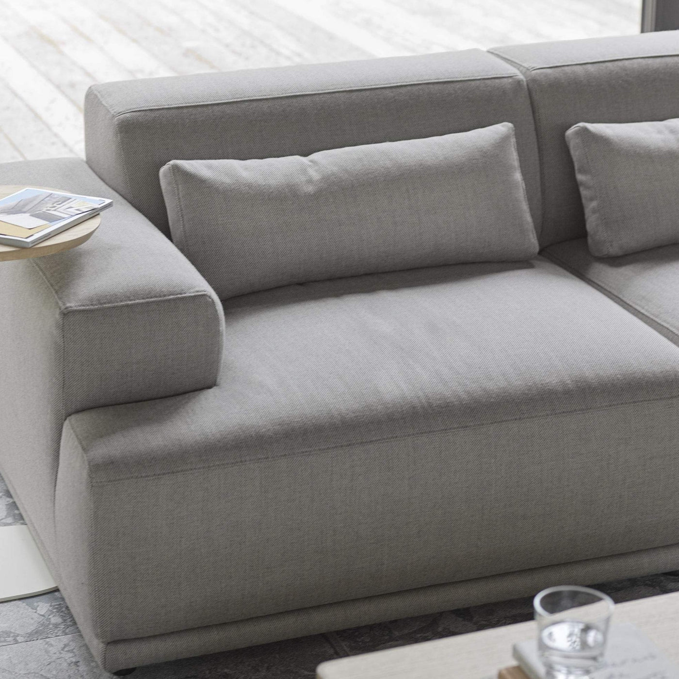 Muuto Connect Sofa Modular 2 Seater. Shop the series at someday designs. #colour_re-wool-128