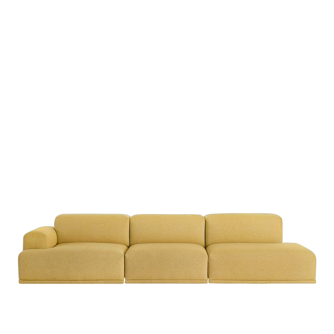 Hallingdal 407 by Kvadrat. Yellow upholstery fabric made to order for Muuto Outline & Connect sofas. Order free fabric swatches at someday designs.